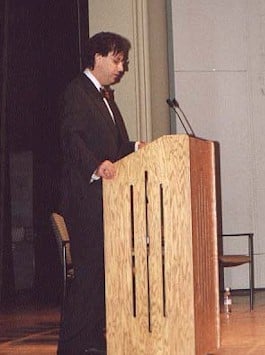 Tony Kushner spoke on feb. 19 ()