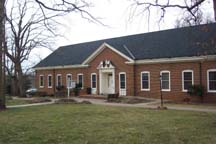 Hendricks Hall, behind King Hall, is home to Guilford&acute;s ever-increasing CCE program (Rob Burman/Guilfordian)