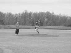 Baseball team practices Feb. 1 ()