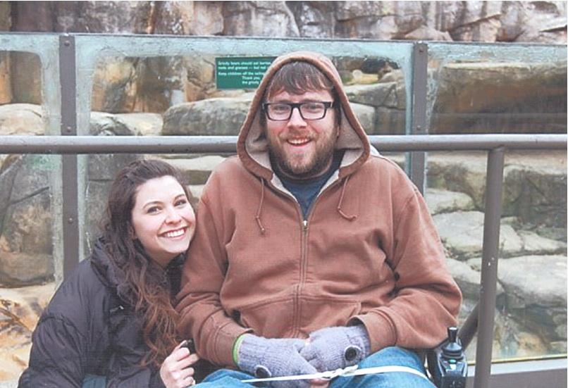 Tim LaFollette '01 and Lis Tyroler '06 enjoy a day at the zoo. (Courtesy of Catie Braly)