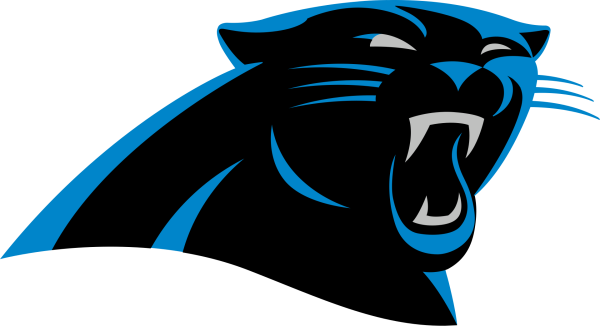 The logo of the Carolina Panthers